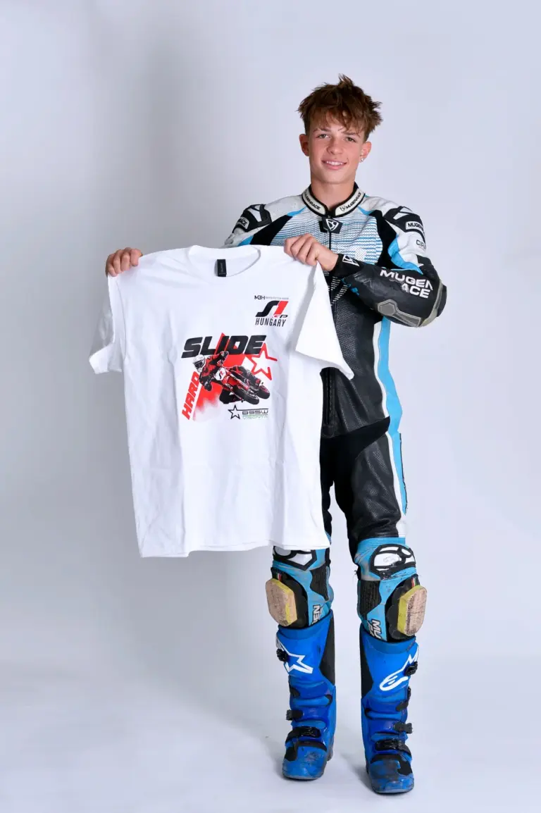 S1GP Hungary 2026 Slide Hard póló – fehér